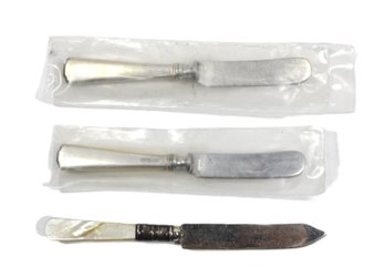 Vintage Sterling Butter Knifes