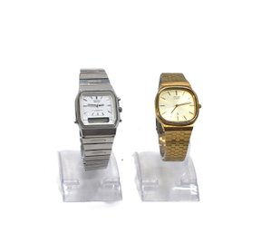 Lot 2 Vintage Seiko & Citizens Wristwatches