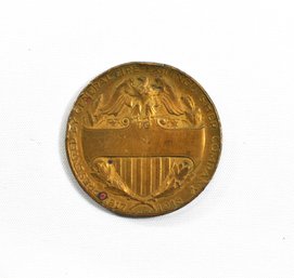 1918 Defenders Of Liberty & Justice Bronze Medal By Gorham