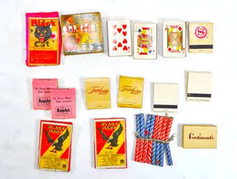 Vintage Matchbooks And Firecrackers Lot