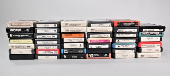 Lot Of 41 Vintage 8-Track Tapes