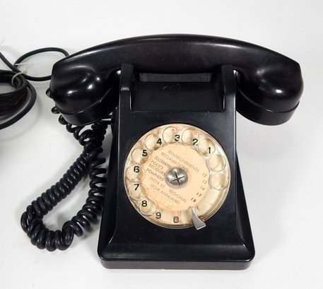 Vintage French ' Propriete De L'Etat' Rotary Telephone