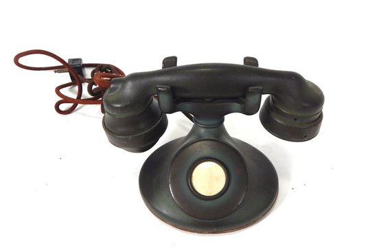Vintage Western Electric E1 Bakelite Non-Dial Desk Phone