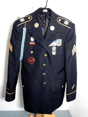 Vintage Army Enlisted Dress Blue Jacket