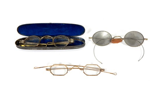 Lot 3 Antique 19th C. Spectacles / Eye Glasses