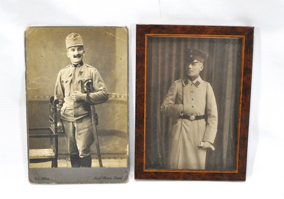 Lot 2 WWI Austro- Hungarian Soldiers Photographs