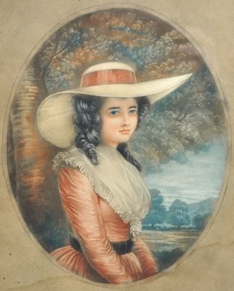 Samuel Arlent Edwards (19th Century) ' Lady Spencer' Original Mezzotint