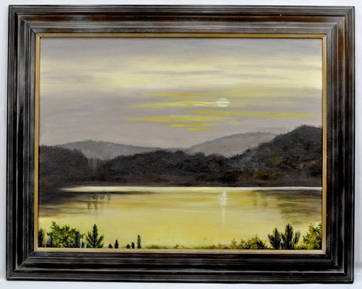 Marge Beymer (20th Century) Sunset Oil Painting