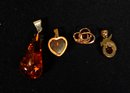 Amber & Sterling Silver Jewelry Lot