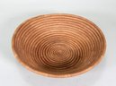 Vintage Hand Woven Coiled Large Bowl Basket