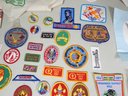 Vintage Boy Scouts, National Guard, US Military Lot Of Patches Medals