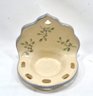 Pottery Lot: Dutch Pottery Toothbrush Holder, Wall Plaque, Crock Imitation