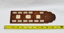 19th C. Chinese Canton Sandalwood And Ivory Cribbage Board