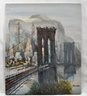 Suzanne Duchamp (1889 - 1963) NY The Brooklyn Bridge Oil Painting