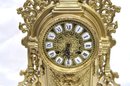 Large Antique  Franz Hermle FHS Germany Ornate Brass Mantle Clock