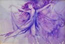 Al Narizzano (20th Century) Dancing Fairy And Female Face Limited Edition Lithograph