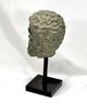 Ancient Greek Bronze Philosopher Head Sculpture