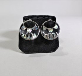 Pair Of Alpaca Silver Earrings
