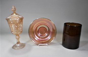 3 Misc. Glass Pieces