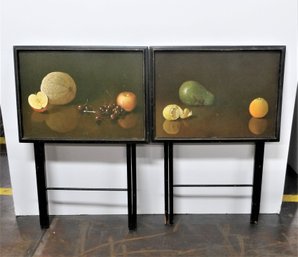 Pair Of Vintage Folding Tables