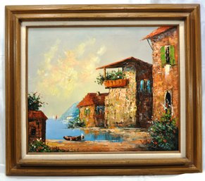 Mediterranean Landscape Oil Painting