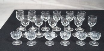 Lot Of 18 Cordial Glasses