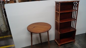 Vintage Shelving Unit & Table