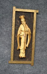 Sculpture Of Japanese Man With Flute