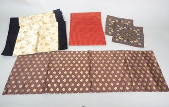 Beautiful Silk Placemats And Other Fabric Pieces