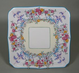 Vintage Royal Worcester ' JUNE' Porcelain Flower Tray
