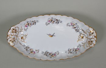Vintage Limoges France Little Bird Oval 16' Serving Platter
