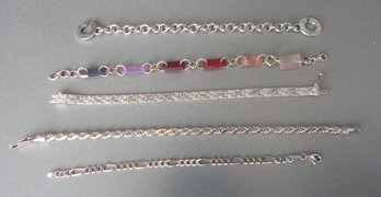 Lot Of Sterling Silver Bracelets