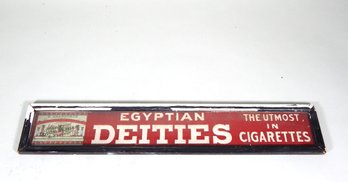 Vintage Egyptian Deities Cigarette Advertising Sign