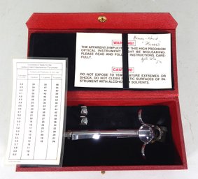 Vintage Eye Doctor Halberg Applanation Tonometer Ophthalmology Optometry