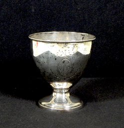 Antique 19th C. Coin Silver Goblet