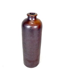 Antique Studio Pottery Stoneware Bottle Vase 14'