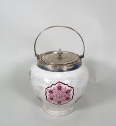Antique J. Kent FENTON England Biscuit Jar