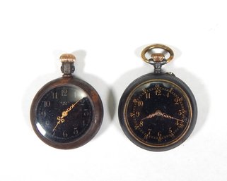 Lot 2 Antique Pocket Watches WWI Era