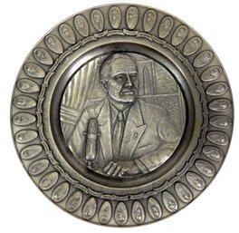 President Roosevelt- International Silver Company Limited Edition Pewter Plate