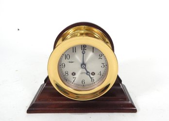 Original Chelsea Ships Bell Clock With Stand.