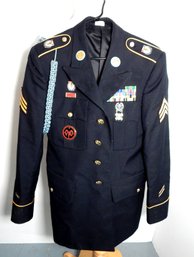 Vintage Army Enlisted Dress Blue Jacket