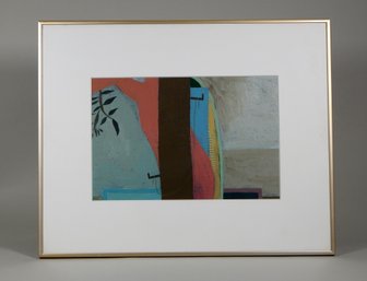 Joseph E. Norman (Born 1957) Abstract Oil Painting