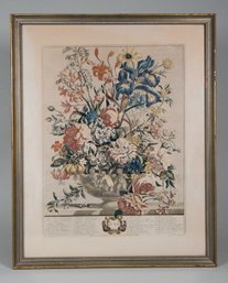 Henry Fletcher - JUNE Engraving From Twelve Months Of Flowers