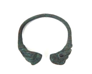 Ancient Bronze Bracelet, Excavated