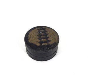 Vintage Chinese Tin Box Inkwell