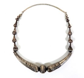 Vintage Silver Tribal Necklace
