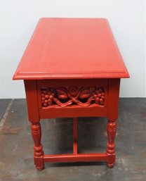 Vintage Red Table