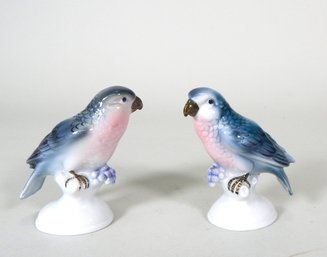 Vintage Bavaria Gerold Porcelain Bird Figurines