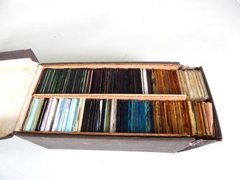 Vintage Stain Glass Sample Box