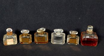 Lot 6 Vintage Perfume Bottles: